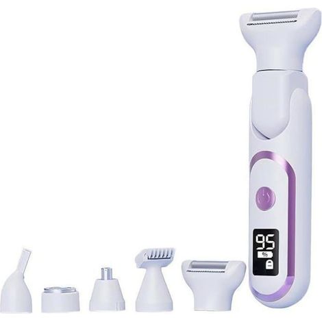 Épilateur. multifonction pour femme, rechargeable USB Type-C, épilateur corps entier pour jambes, bras, aisselles, maillot et