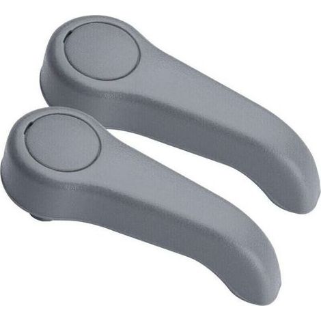 PA 2er-Set graue Griffe zur Sitzverstellung vorne für Renault Clio 2 Twingo 1 7701209658 7701470827 (1/4)