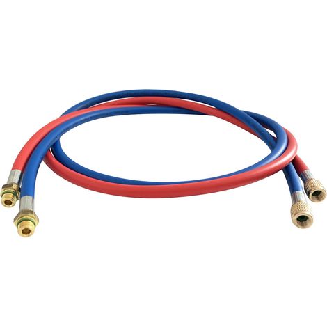 Flexible 2,5m r1234yf m12x1.5 x f1/4" sae droit bleuFlexible 2,5M R1234yf M12x1.5 x F1/4" SAE droit bleu pour station de recharge de climatisation - SA 8709 - CLAS Equipements