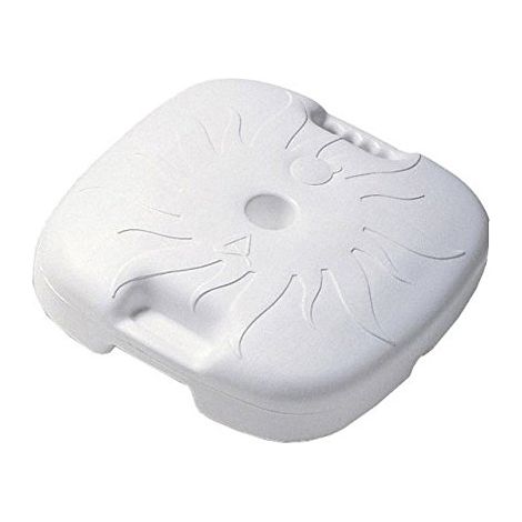 IPAE Progarden Sonnenschirmbasis weiß 44x44x12 cm stabil