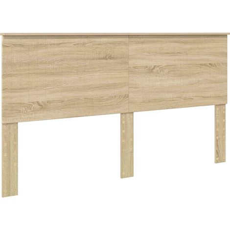 Maison Exclusive - Testiera con testiera Rovere Sonoma 180 cm Legno multistrato