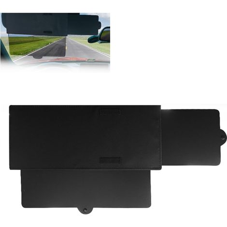 Rallonge Pare Soleil Voiture,Extension de Pare-Soleil de Voiture, Anti-Reflets de Visière Opaque,Réglable Extension Pare-Soleil Accessoire Voiture Interieur Pare Brise Avant (1/5)
