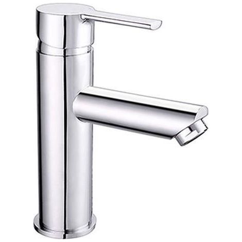 Washbasin mixer tap - EDOUARD ROUSSEAU - Dower - Ceramic cartridge Ø 35 mm - Eco-stop stop - Flow reducing aerator - Chrome (1/3)