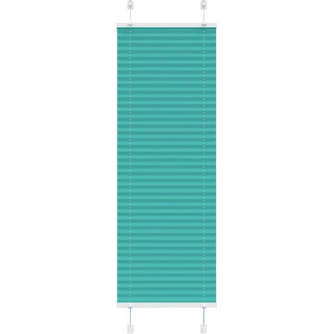 Plissee Petrolgrün 40x150 cm Stoffbreite 39,4 cm Polyester