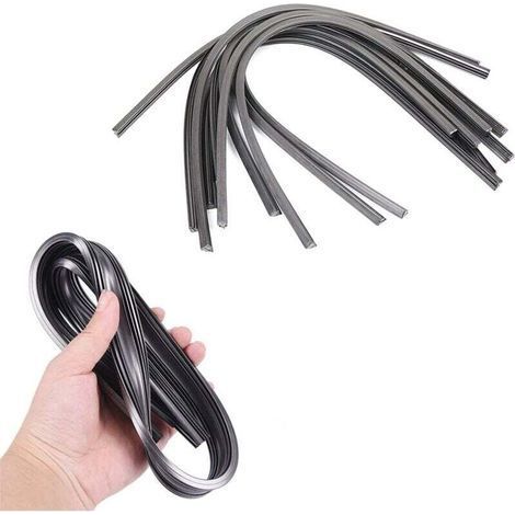 Spazzole tergicristallo, Spazzole tergicristallo di ricambio, Spazzole tergicristallo tagliabili, Gomma di ricambio, Previene danni al vetro, 8 pezzi, 700 mm (1/4)