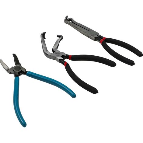 Jeu de pinces d'atelier acier carbone 3 pièces, pour atelier (1/5)