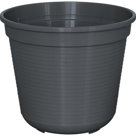 Geli Pflanztopf Standard Ø 22 x 20,5 cm anthrazit Blumentöpfe & Übertöpfe