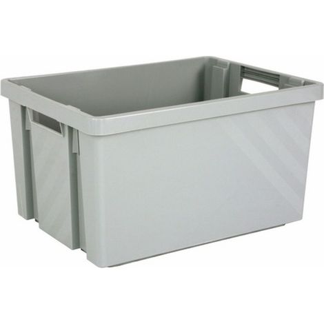 Bac Industrie Gerbable et Emboitable 30 L – 30 L – Gris
