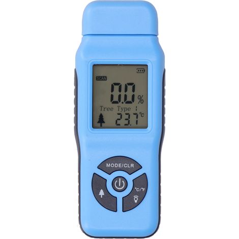 Tragbares digitales LCD-Holzfeuchtemessgerät – Blaues Handfeuchtemessgerät (1/5)