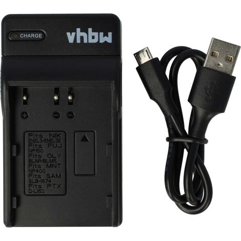vhbw USB-C Ladegerät kompatibel mit Minolta Dimage A2, A1 Kamera - Ladeschale + USB-C Kabel Ladeanzeige (1/5)