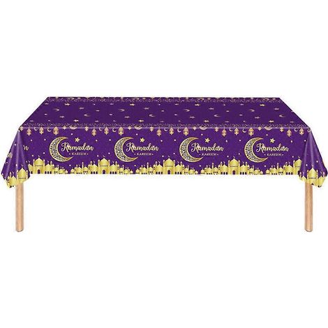 Nappe de table Ramadan Kareem Décoration de table Eid Mubarak Nappe cadeau (1/5)