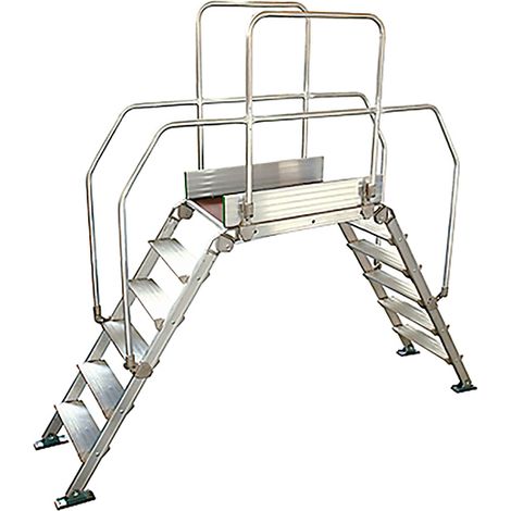 Scala a ponte 7 gradini - Alt. massima lavoro 3.54m - DIVA6/90