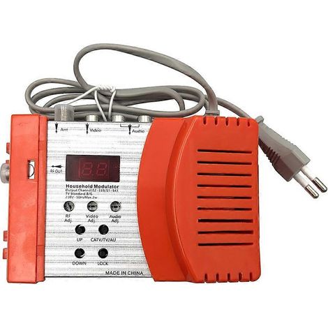 Modulateur RF numérique pour interface multimédia HD aux formats PAL et NTSC et convertisseur AV vers RF pour téléviseur domestique (prise UE). (1/5)