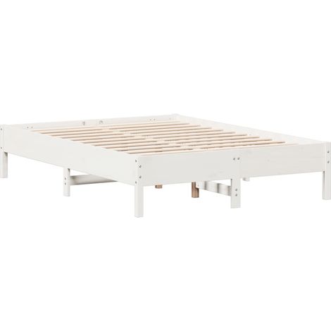 Maison Exclusive - Letto senza Materasso Bianco 120x190 cm Legno Massello di Pino
