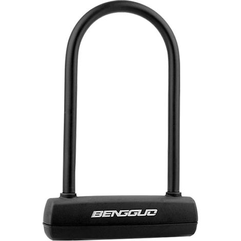 Vélo U Lock Robuste VTT Route Serrure Antivol pour Ebikes Scooters Black - (1/5)