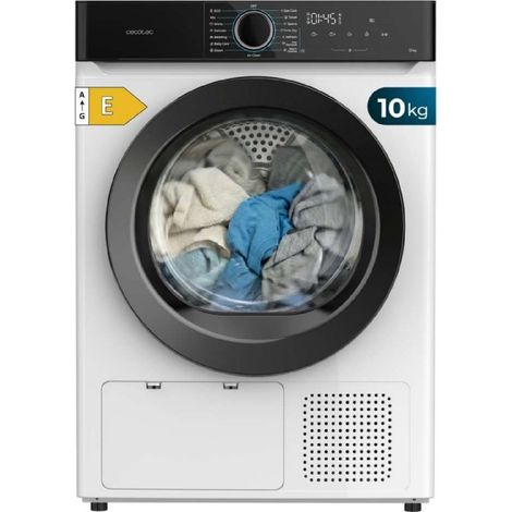 Cecotec Secadora Bomba de Calor 10Kg Bolero Dresscode Dry 10180. 700W, Clase E (Antigua A++), Bajo Consumo, 15 programas (1/5)