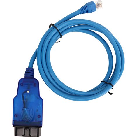 Ortviai Câble ENET vers OBD-16 broches avec voyant LED, anti-interférences, pour codage et diagnostic automobile (1/5)