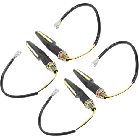 4 Clignotants Moto LED Universels 12V 0,06W pour Quad, Scooter, Vélo Électrique – Lot de 4 Feux de Signalisation (1/5)