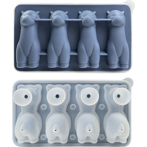 Ces adorables moules à glaçons en forme d'alpaga sont fabriqués en silicone alimentaire et conviennent aux amateurs de whisky et aux barmans. Ils sont résistants et durables.