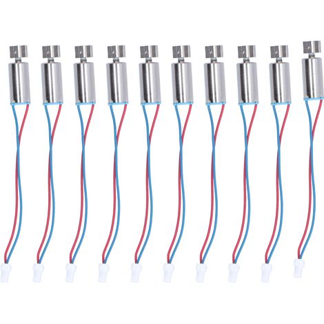 Lot de 10 moteurs vibrants 1.5V-3V 6x12mm de haute précision et efficacité, mini moteur sans noyau pour manette de jeu (1/5)