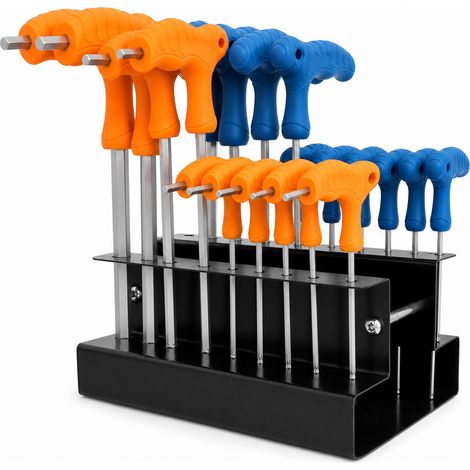 18-Piece TPR Allen Key Set for Workshop Repairs (1/5)