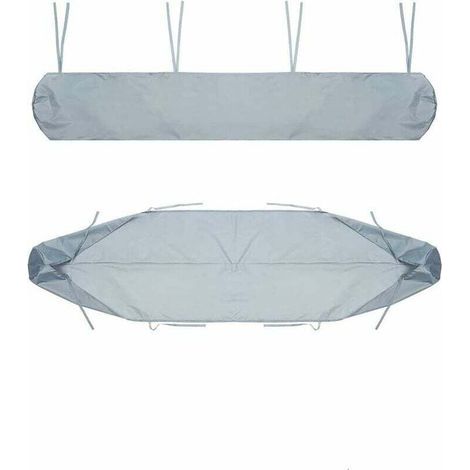 Sac de Protection pour Store Banne 4.5m Gris Housse de Rangement pour Banne Manuel Rétractable Housse de Protection Anti-poussière imperméable pour auvent de terrasse (1/5)