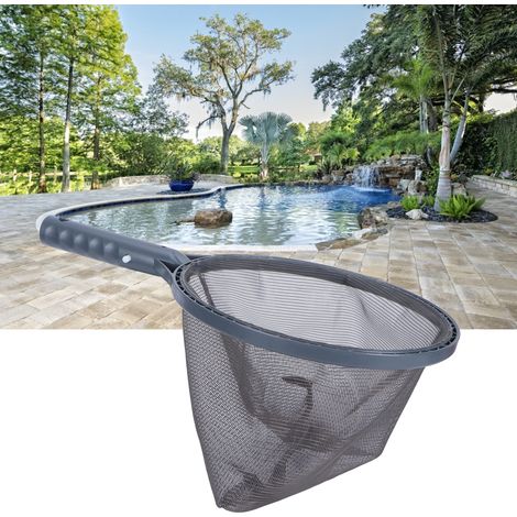 Filet de Nettoyage de Piscine à Mailles Fines Cadre en Plastique pour Ramassage de Feuilles et Débris dans les Petites Piscines Profondes (1/5)