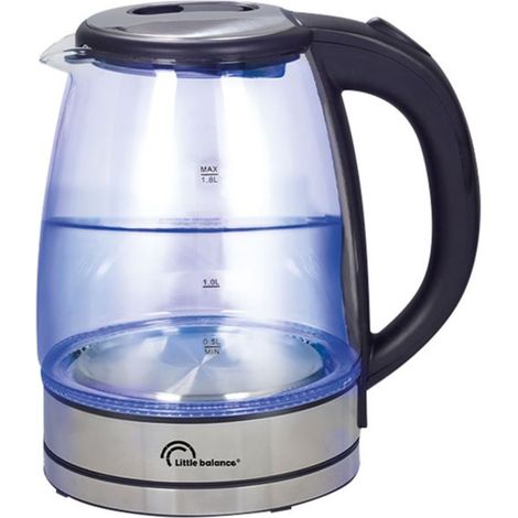 Bollitore senza fili da 1,7 l e 2000 W, trasparente - 8520 - Little Balance