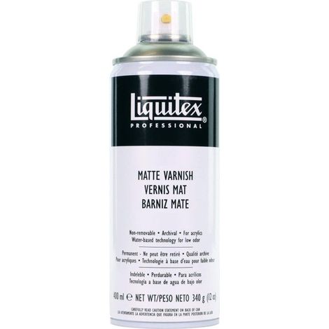 Vernis - Mat - Transparent - Résistance UV - Acrylique et huile - Liquitex - 400ml