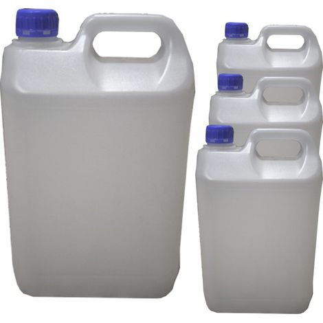 Lot de 4 Réservoir d' eau 5 litres pour condensateur. Utile pour la climatisation, Bidon d'eau potable sans BPA