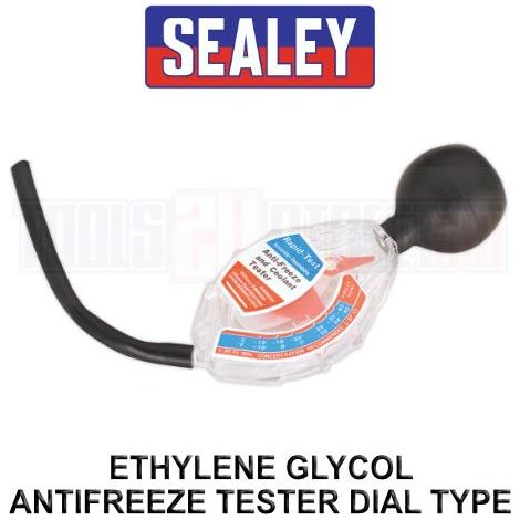 Sealey Ethylene Glycol Antifreeze Tester Dial Type AK409