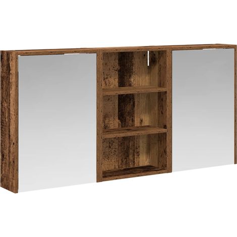 Maison Exclusive - Badezimmerschrank-Set 3 pcs 126 x 16 x 62,5 cm