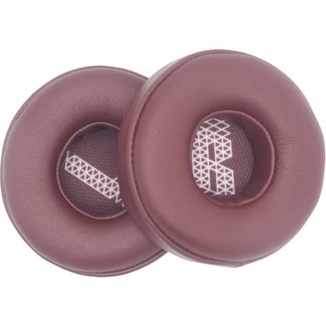 Coussinets d'oreille de rechange compatibles avec les casques JBL LIVE400BT et 460NC - Coussinets en similicuir (lot de 2) Rouge (1/5)