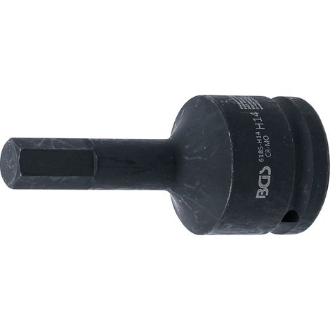 Kraft-Bit-Einsatz Länge 100 mm Antrieb Innenvierkant 20 mm (3/4") Innensechskant 14 mm (1/3)