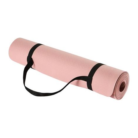 Amazon Basics 1/4 inch thick TPE exercise yoga mat with carrying strap (1/5)