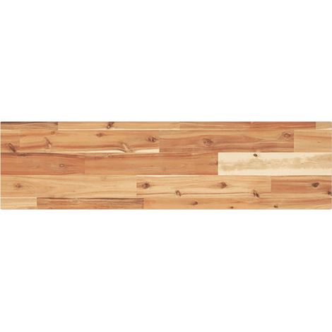 Piano Tavolo Rettangolare 100x20x2 cm Legno Massello di Acacia vidaXL (1/5)
