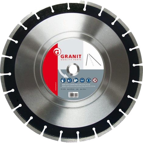 Disco de corte de diamante para asfalto 350x10mm GRANITO (1/2)