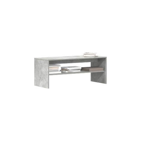 Meuble TV Gris béton 100 x 40x40 (1/5)