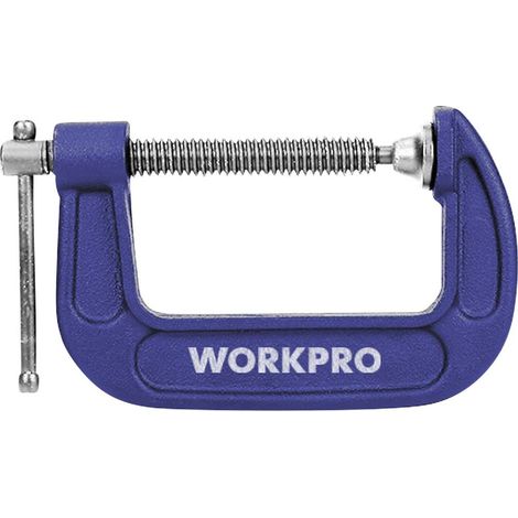 Attrezzo di serraggio WorkPro wp232018 larghezza max 75 mm lunghezza 167 mm (1/4)