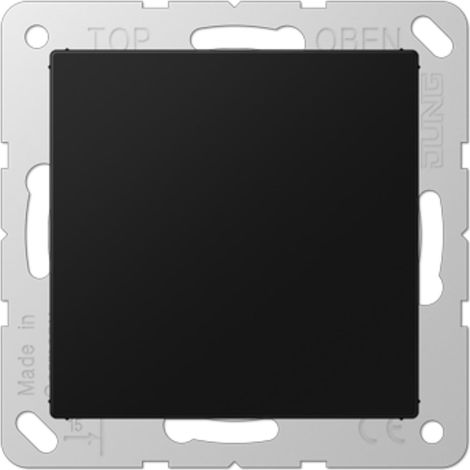 COUVERCLE AVEUGLE A, NOIR MAT (RÉFÉRENCE : JUNG A594-0SWM)