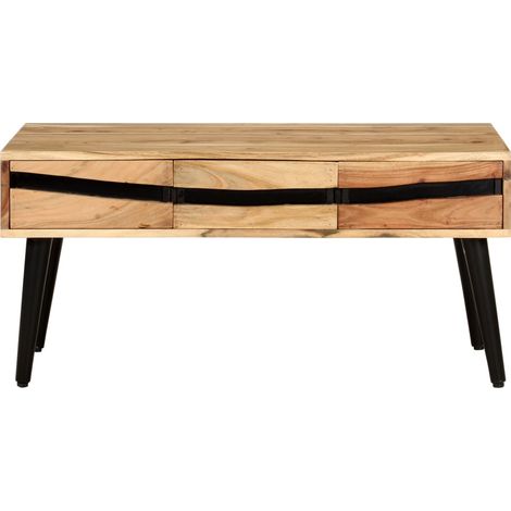 Maison Exclusive - Couchtisch 88x50x42 cm Akazie Massivholz