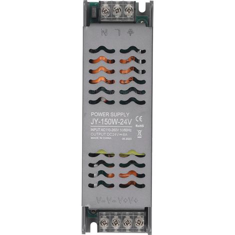 Trasformatore a tensione costante da 150 W, driver LED, alimentatore switching per progetti di ingegneria, ingresso AC 110-260 V, uscita DC 24 V. (1/5)