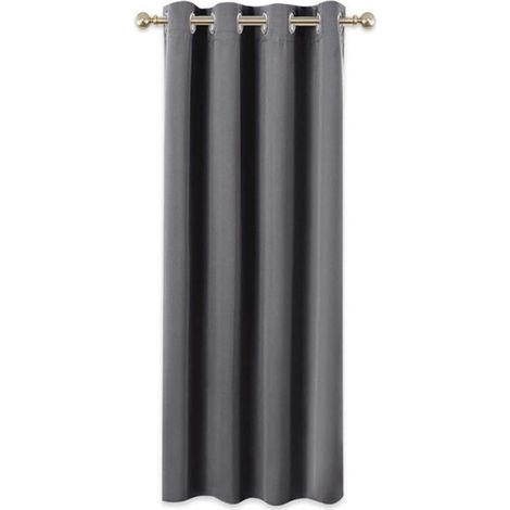 Rideau Occultant Thermique - Marque - Modèle - Isolation Lumineuse - Protection UV - 132x240cm (1/4)