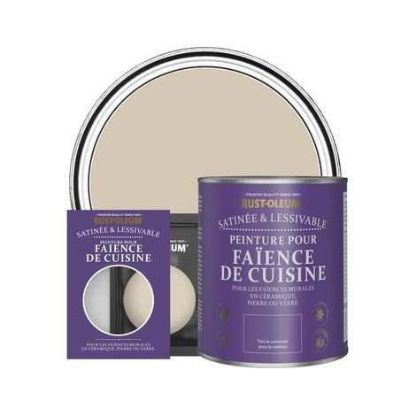 Peinture pour Faïence de Cuisine, Finition Satinée - Caramel (1/2)