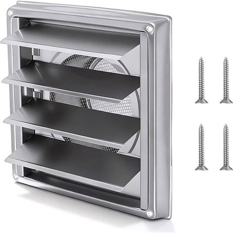 Bouchon d'aération en métal avec barrière pour tuyaux de 10,2 cm, 12,7 cm, 15,2 cm, en acier inoxydable avec filet (1/5)