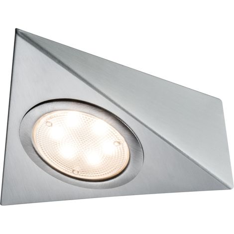 Kit spot LED triangle saillie alu 3x2,8W (1/5)