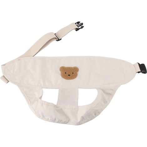 Harnais de Chaise Bébé Portable Réglable et Respirant, Sangle de Siège de Sécurité Alimentaire 54cm Kaki (1/5)