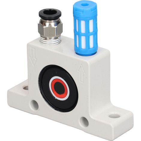 Vibrateur à turbine pneumatique en alliage d'aluminium, oscillateur industriel à turbine à air de type bille, filetage G1/4 pouce (1/5)