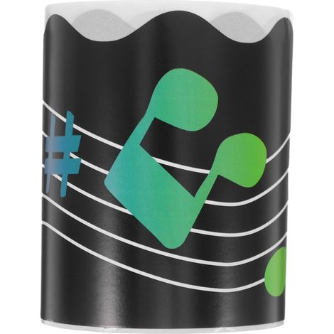 1 rouleau Autocollants de Bordure de Tableau Musicaux Rouleau pour Décorations de Classe Fournitures de Salle de Musique pour Écoles et Bureaux (1/5)