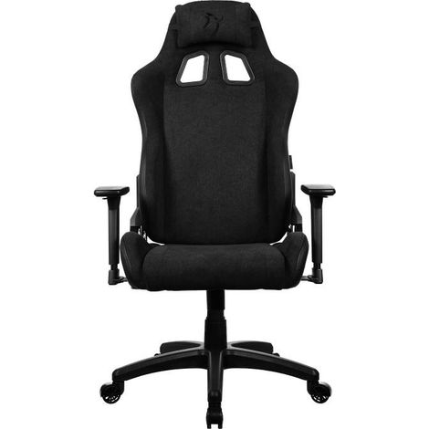Arozzi Avanti SoftFabric Chaise de jeu noire confortable